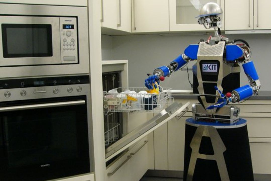 Humanoider Roboter Armar in Aktion Humanoider Roboter Armar in Aktion
