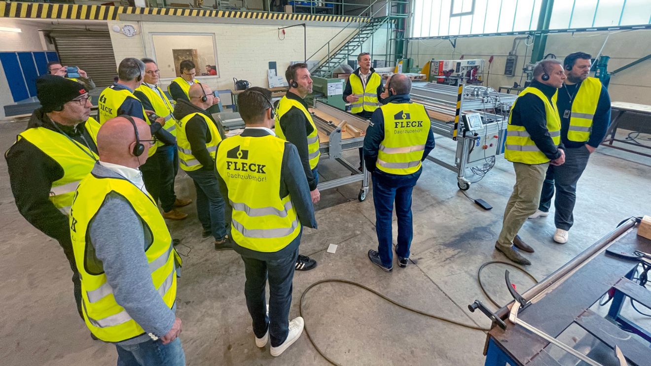 Tagung Fleck GmbH Arbeitskreis Industriedächer