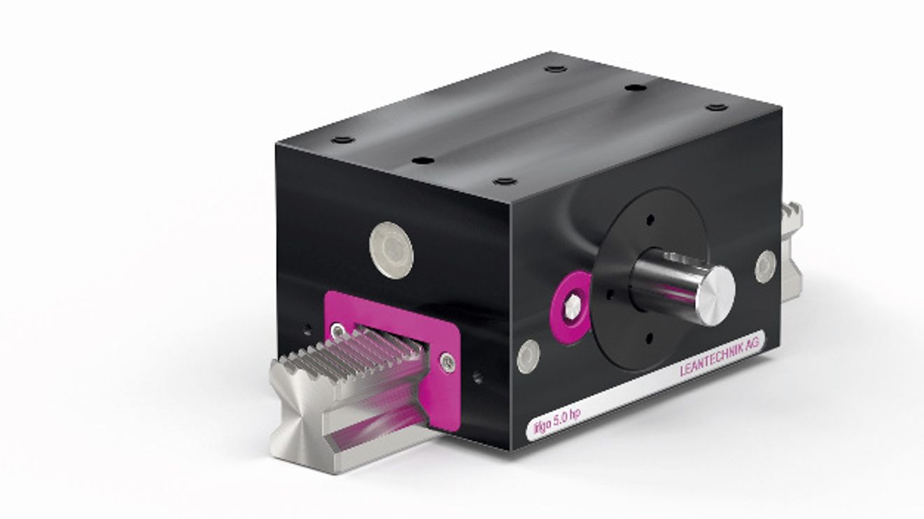 Leantechnik, rack and pinion gearbox 'lifgo hp' Leantechnik, rack and pinion gearbox 'lifgo hp'