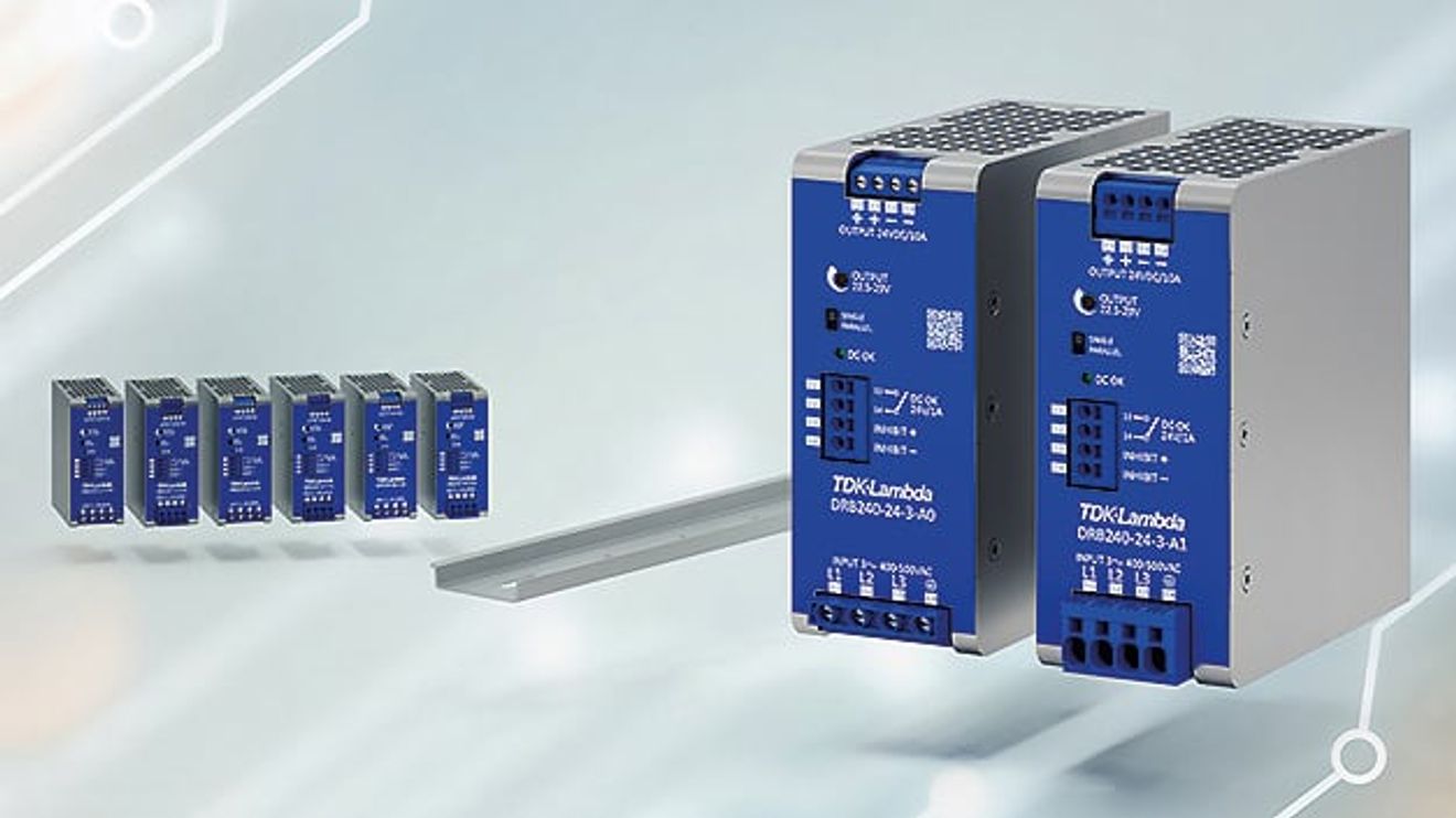 Hy-Line-Power Components, 3-phase power supply units of the DRB series Hy-Line-Power Components, 3-phase power supply units of the DRB series