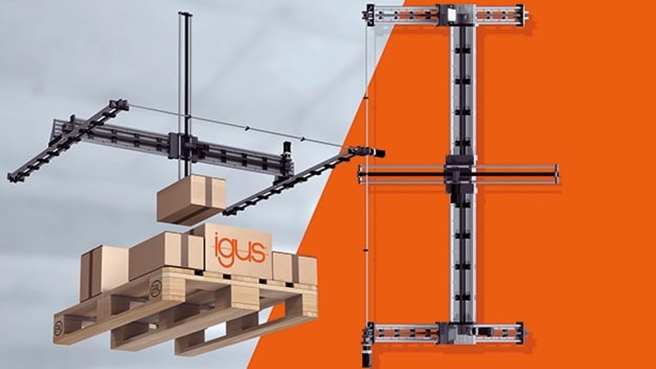 Igus; low-cost version of the spatial gantry robot