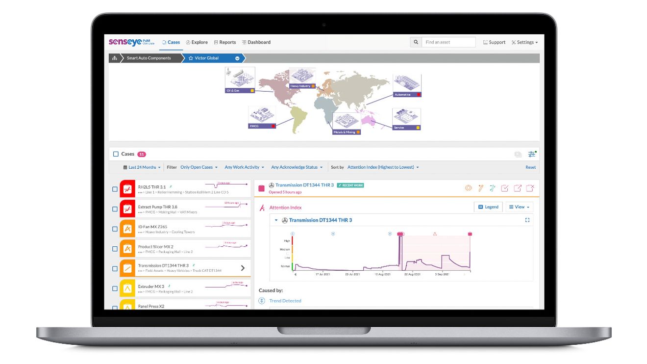 Senseye offers results-oriented predictive maintenance solutions for manufacturing and industrial companies.