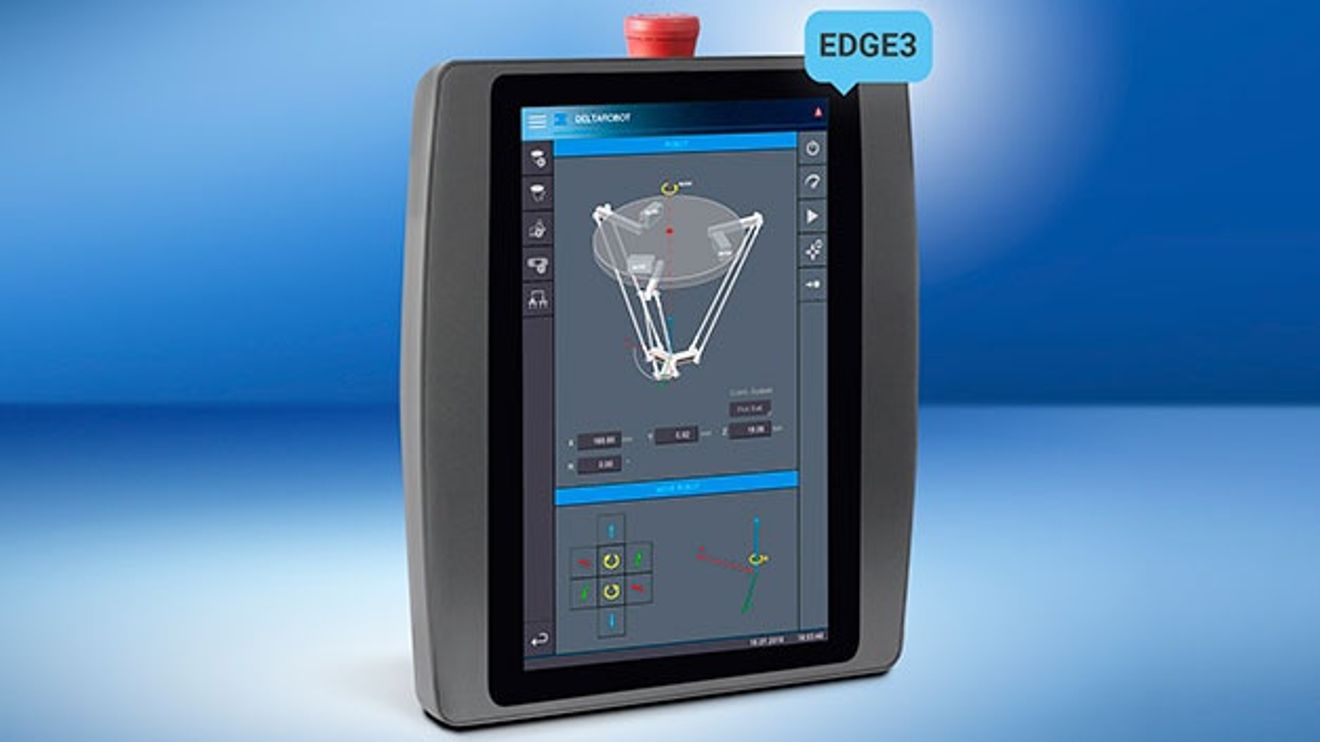 The HGT 1053 control panel from Sigmatek. The HGT 1053 control panel from Sigmatek.