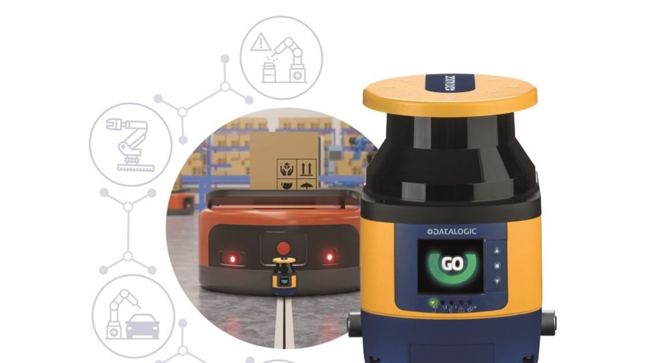 The new Laser Sentinel Enhanced safety laser scanner from Datalogic makes both machines and automated guided vehicles safe. Developed to meet the diverse requirements of machine and AGV construction, the new The new Laser Sentinel Enhanced safety laser scanner from Datalogic makes both machines and automated guided vehicles safe. Developed to meet the diverse requirements of machine and AGV construction, the new