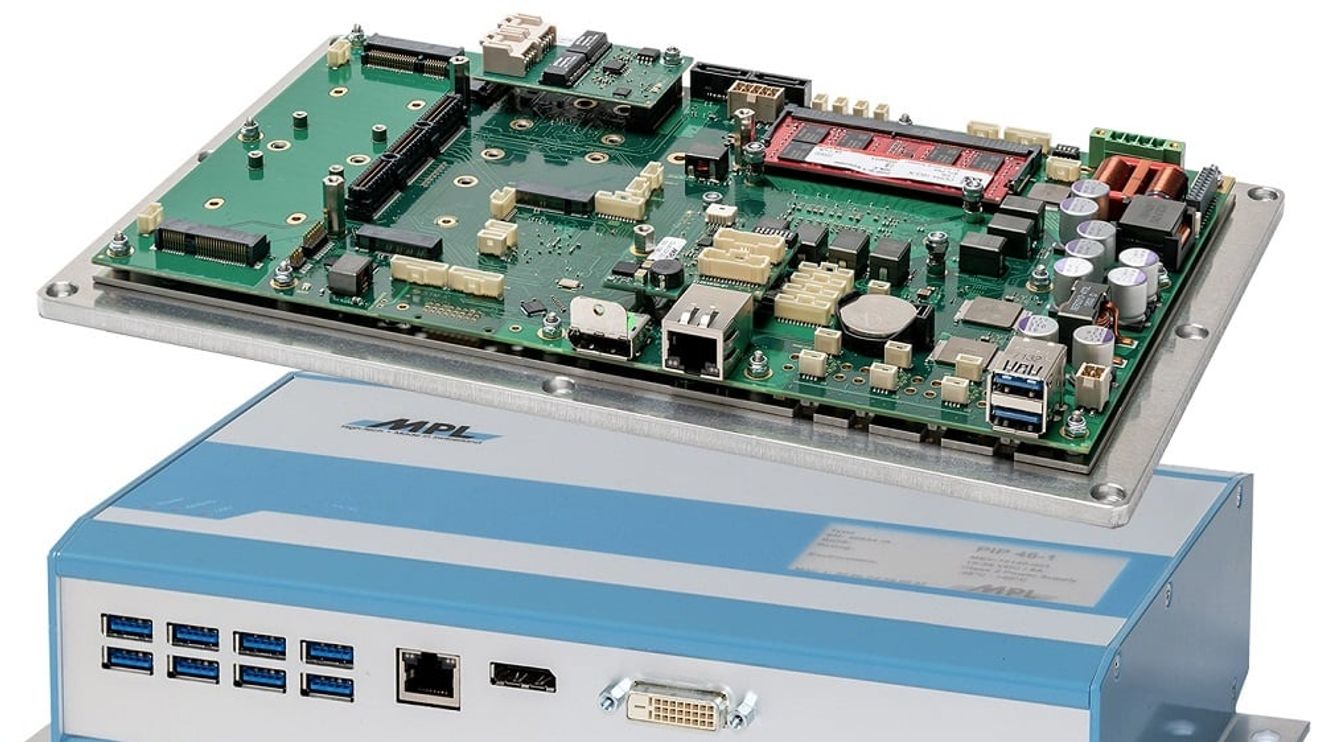 The PIP40 family from MPL is based on the 9th generation Intel CPUs with availability until 2034. All variants are installed in the MPL standard housing with DIN rail or flange mounting.
