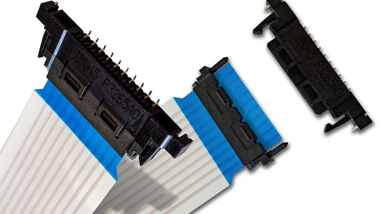The Y-Lock series is a board-to-cable system from Yamaichi and is available in three different versions. The connector system, which is based on the non-ZIF principle, offers a locking mechanism that can be used without opening or closing a flap. The Y-Lock series is a board-to-cable system from Yamaichi and is available in three different versions. The connector system, which is based on the non-ZIF principle, offers a locking mechanism that can be used without opening or closing a flap.