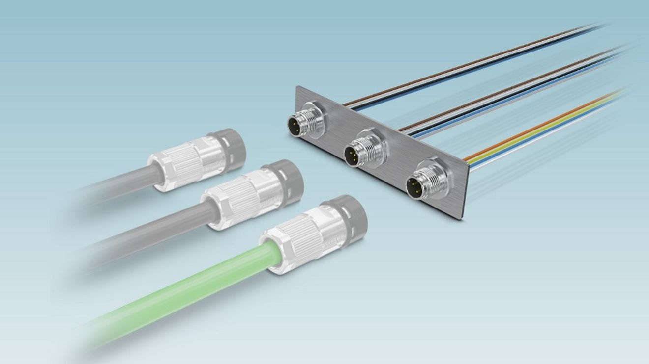 Phoenix Contact is expanding its portfolio of M12 connectors with push-pull quick locking and is introducing the A-, D- and L-coded device connectors with pin contacts with the matching push-pull housing glands. Phoenix Contact is expanding its portfolio of M12 connectors with push-pull quick locking and is introducing the A-, D- and L-coded device connectors with pin contacts with the matching push-pull housing glands.