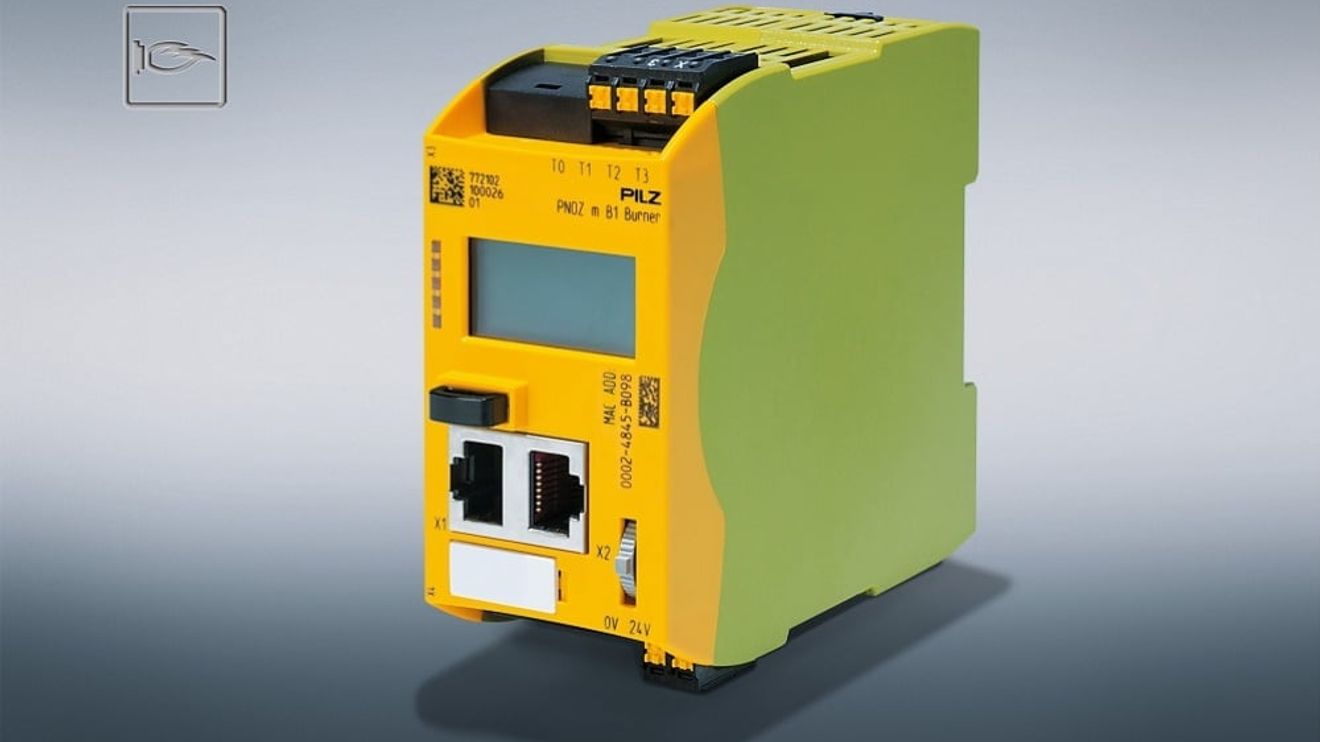 From version 10.12 of the software tool 'PNOZmulti Configurator', the base unit PNOZ m B1 Burner of the safe small controllers 'PNOZmulti 2' from Pilz supports both monitoring and safe control of combustion plants. From version 10.12 of the software tool 'PNOZmulti Configurator', the base unit PNOZ m B1 Burner of the safe small controllers 'PNOZmulti 2' from Pilz supports both monitoring and safe control of combustion plants.