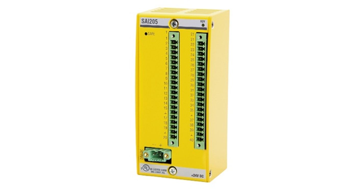 70_Safety module SAI205 from Bachmann electronic 70_Safety module SAI205 from Bachmann electronic