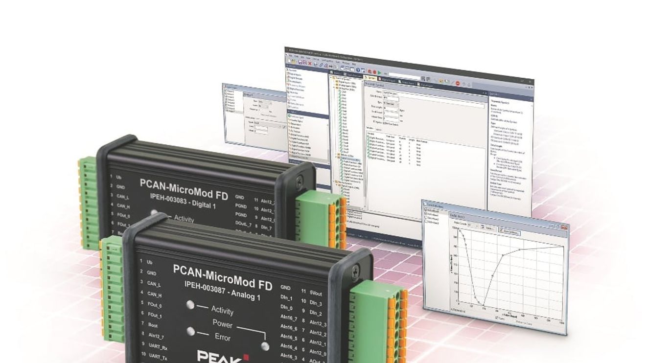 Data exchange via CAN FD. Data exchange via CAN FD.