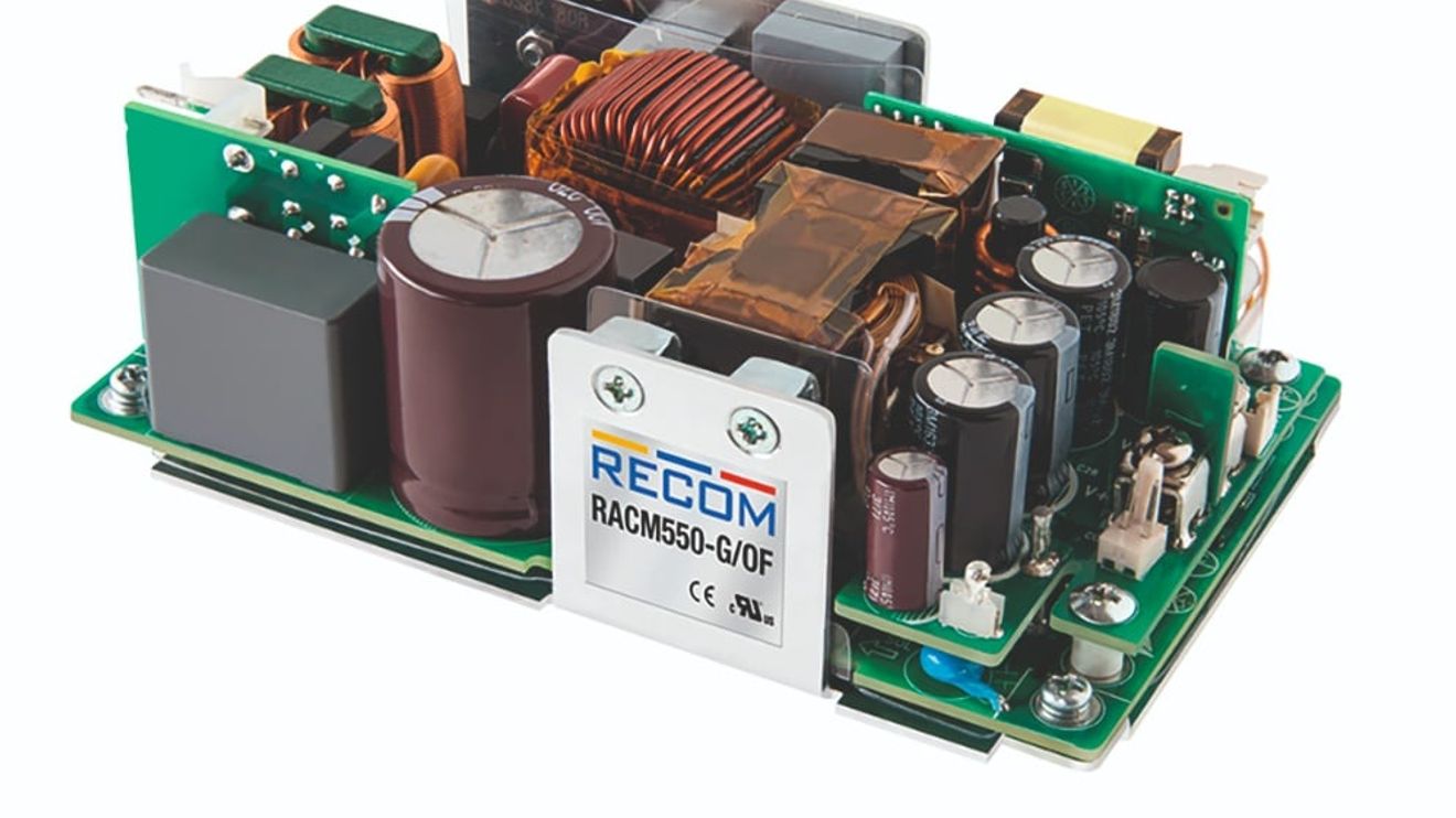 AC/DC-Netzteil RACM-550 von Recom AC/DC-Netzteil RACM-550 von Recom