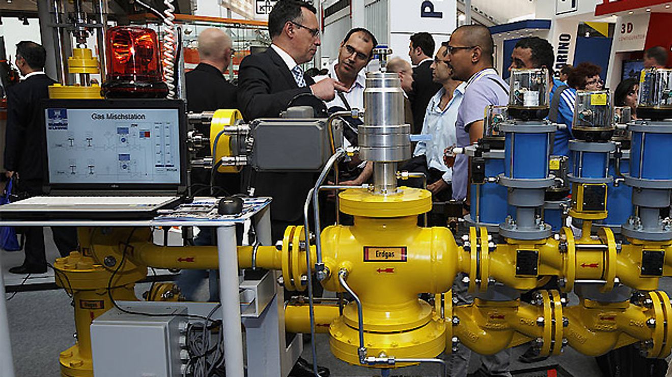 Visitors at the Achema