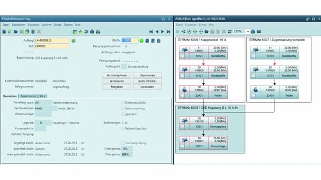 ERP front-end, ProAlpha ERP front-end, ProAlpha