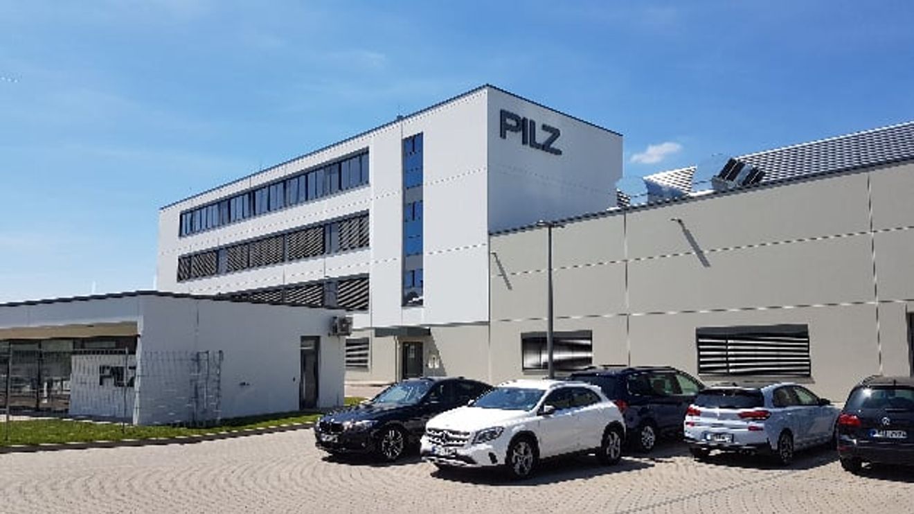 At the Pilz headquarters in Ostfildern-Nellingen near Stuttgart