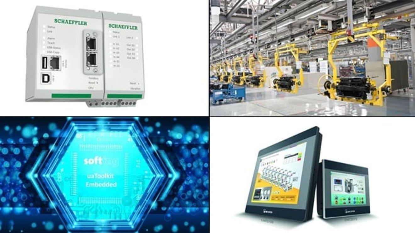Image collage on products for Industry 4.0 Image collage on products for Industry 4.0