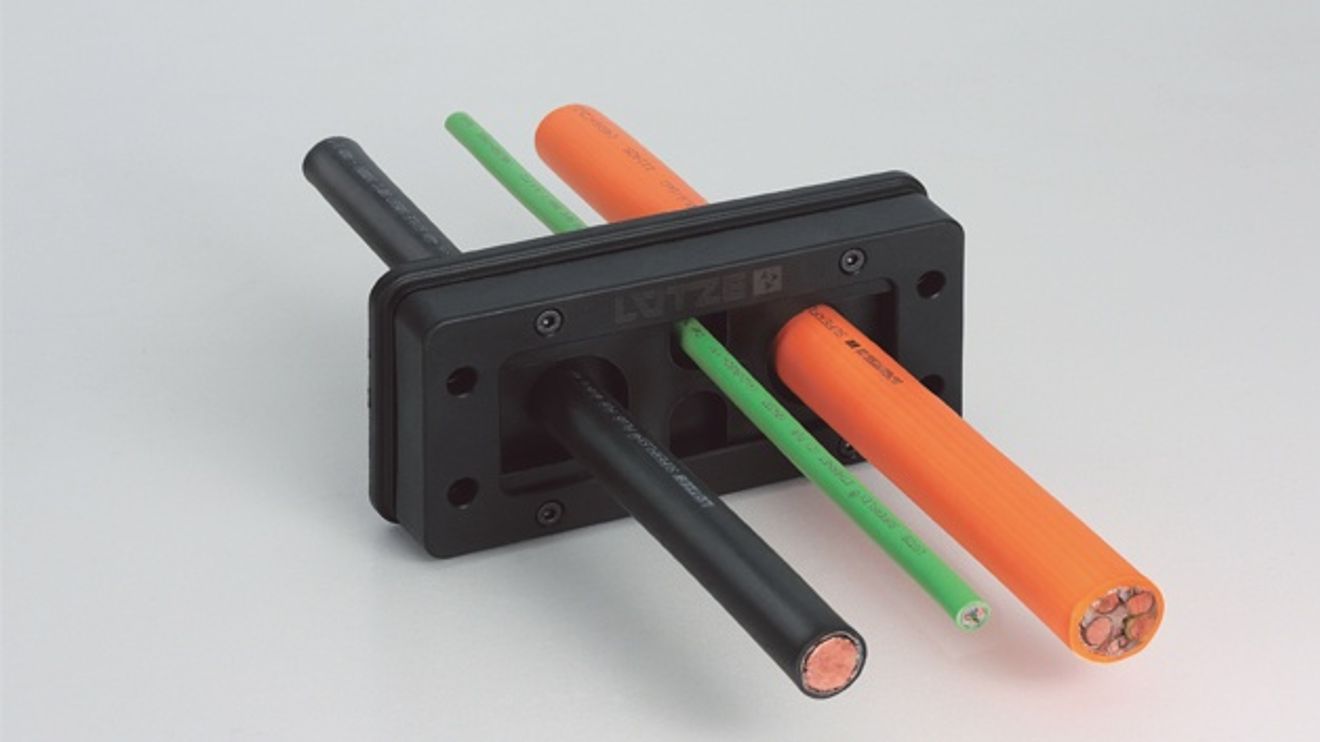 Cablefix One cable entry system from Lütze