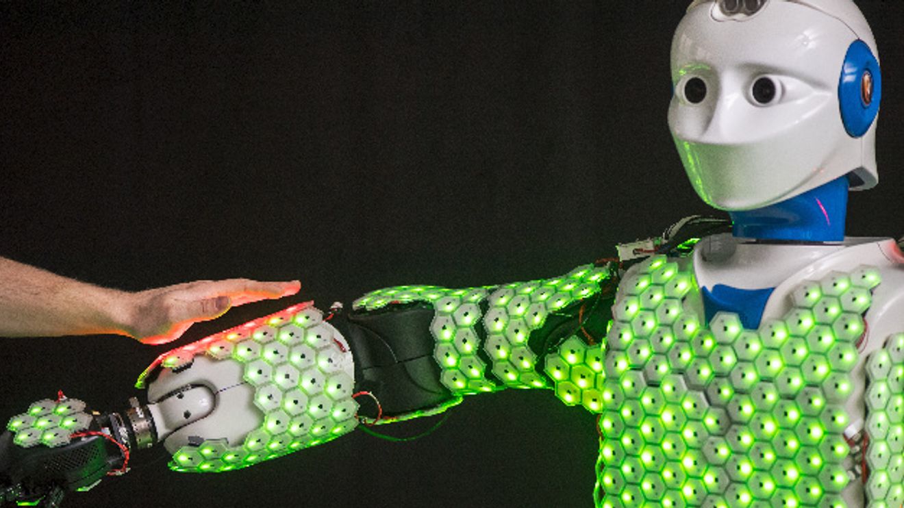 Robot H1, TU Munich, artificial skin Robot H1, TU Munich, artificial skin