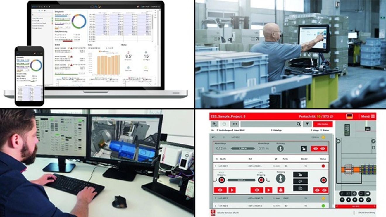 Collage of products from the IT & software sector Collage of products from the IT & software sector