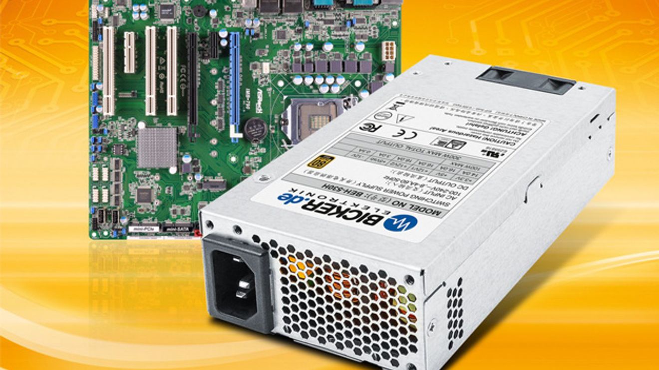 Industrial PC power supply BEH-530H from Bicker Elektronik