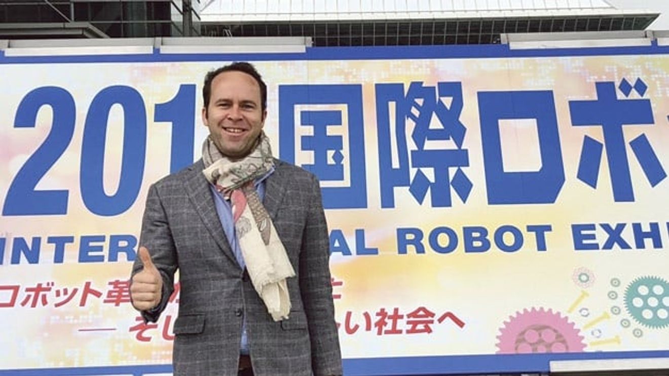 Georg Stieler at the IREX 2017 in Japan Georg Stieler at the IREX 2017 in Japan