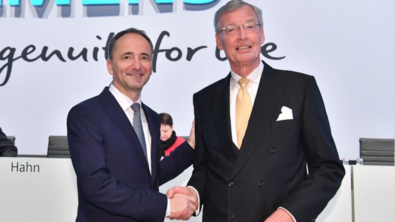 Jim Hagemann Snabe with Gerhard Cromme