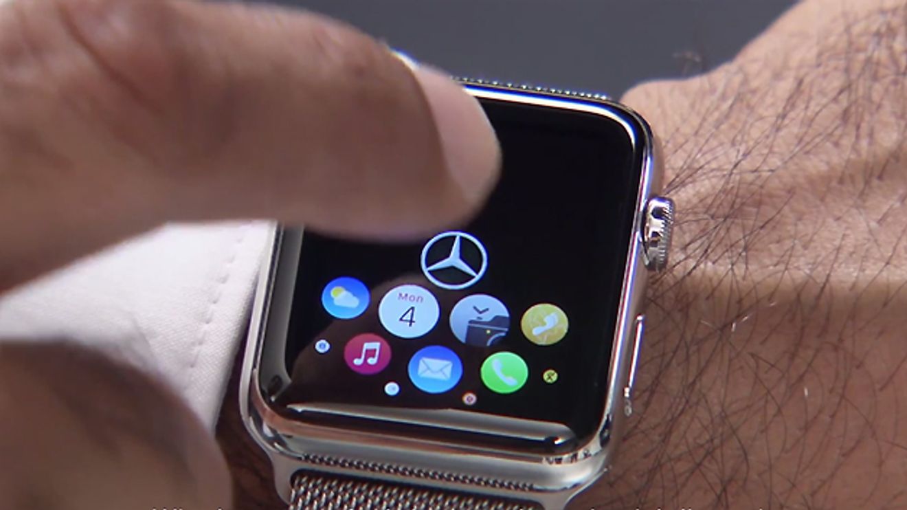 Navigation via the MB Companion app on the Apple Watch Navigation via the MB Companion app on the Apple Watch
