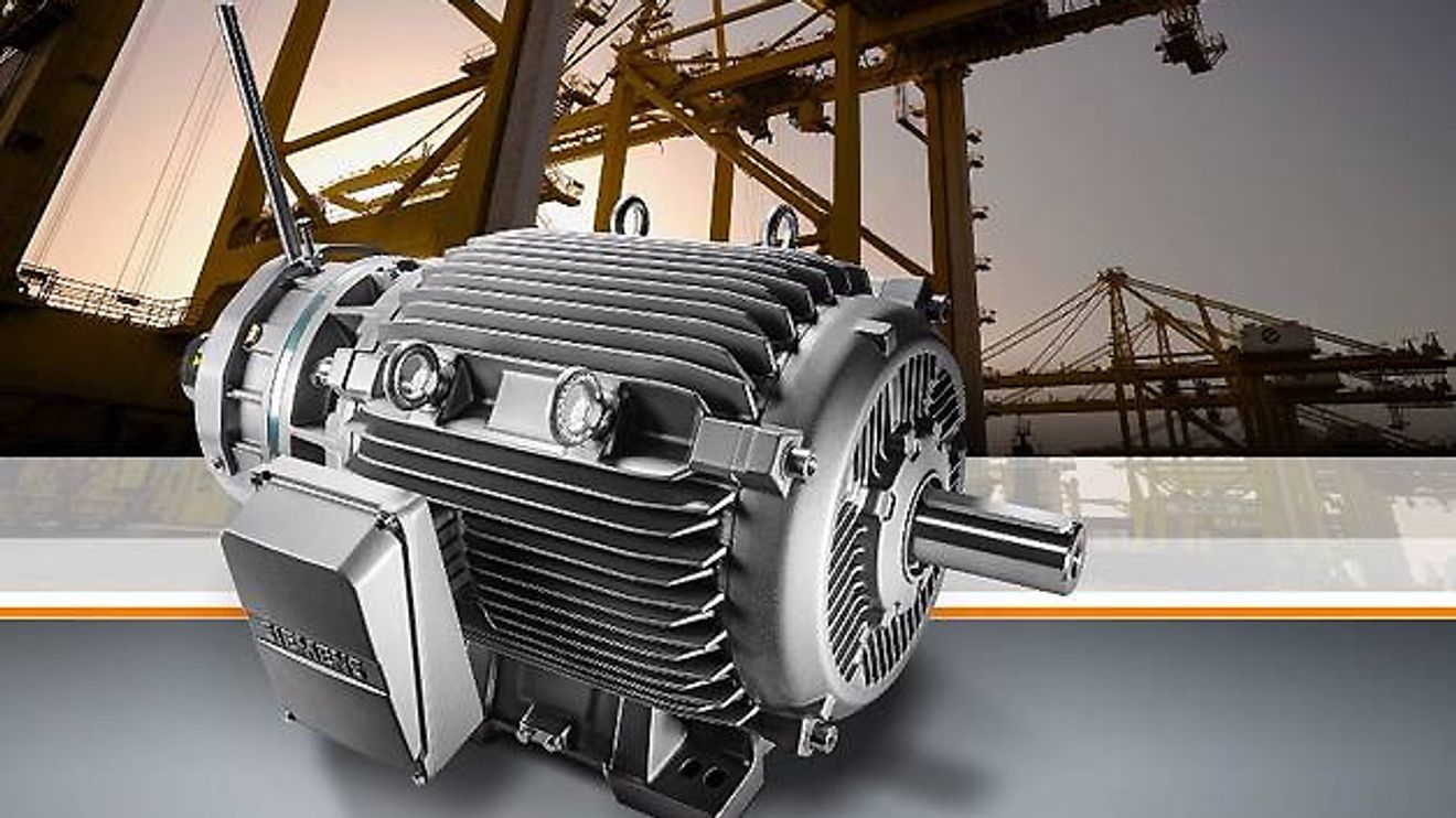 Kranmotor Simotics DP von Siemens