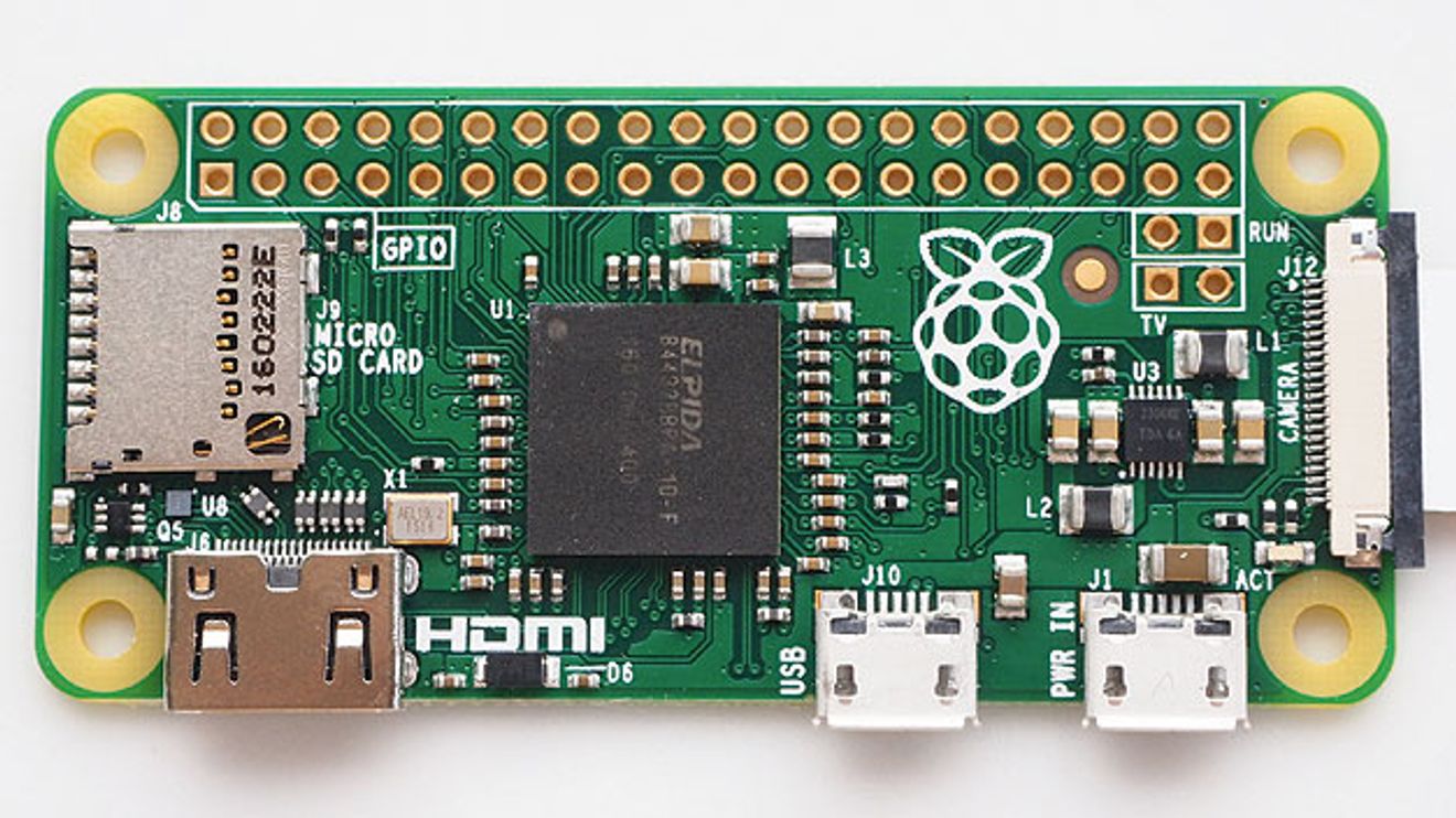 The Raspberry Pi Zero is a particularly small implementation of the Raspberry Pi at 65 × 35 mm2