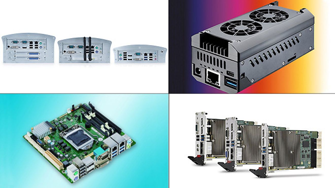 Image collage of industrial computer products Image collage of industrial computer products