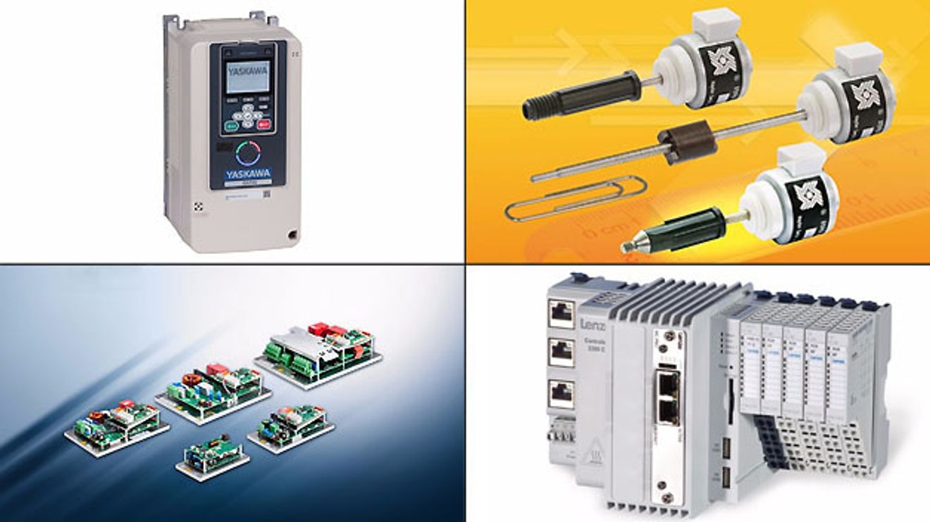 Picture collage of drive technology products Picture collage of drive technology products