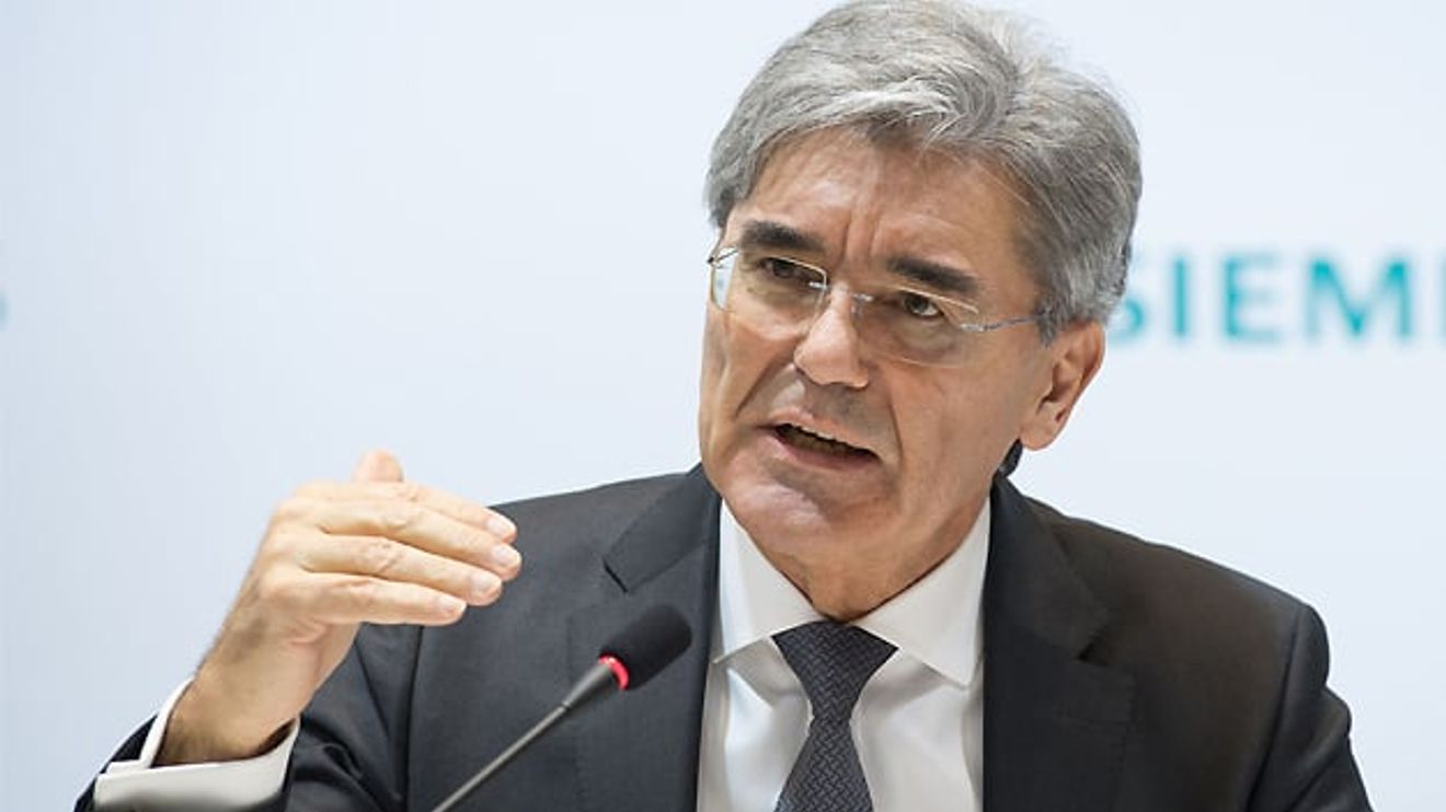Joe Kaeser auf der Siemens-Jahrespressekonferenz 2016 Joe Kaeser auf der Siemens-Jahrespressekonferenz 2016