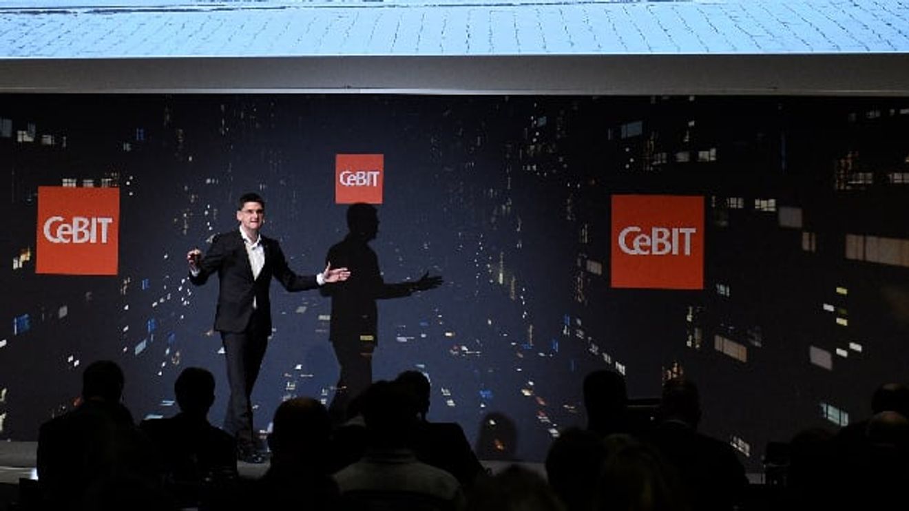 Oliver Frese at the Cebit pre-PK