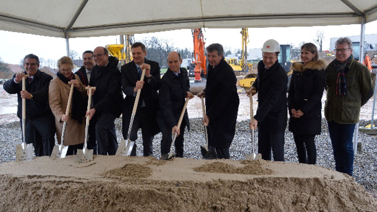 Spatenstich bei Weidmüller Spatenstich bei Weidmüller