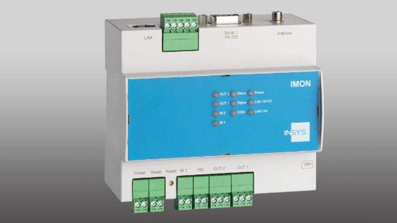 Ab Januar 2016 erhältlich ist der Störmelder »IMON-U300« von Insys icom. Ab Januar 2016 erhältlich ist der Störmelder »IMON-U300« von Insys icom.