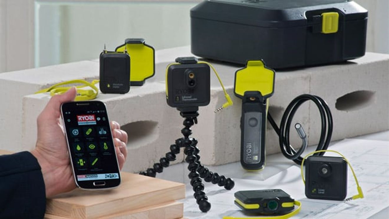 Smartphone basierte Messtechnik von Ryobi