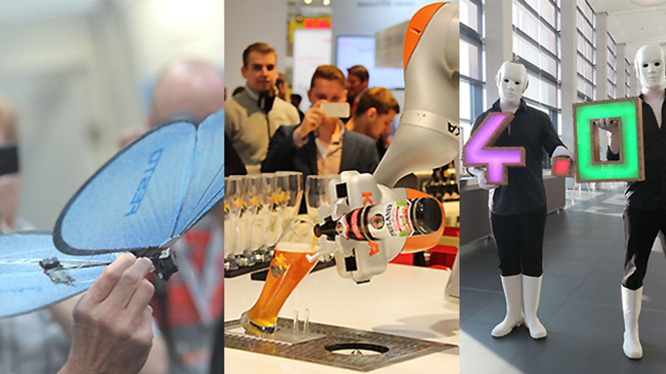 Bildercollage zur Hannover Messe 2015