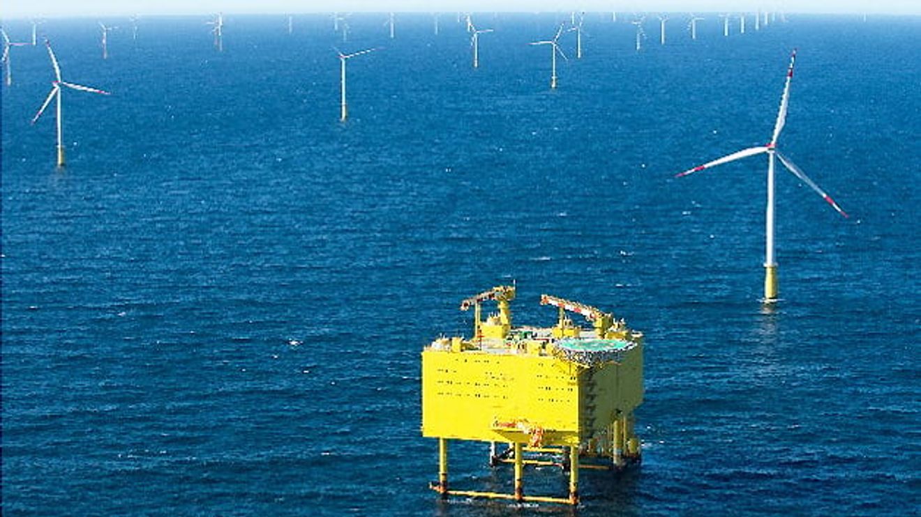 Offshore Plattform 'SylWin1'
