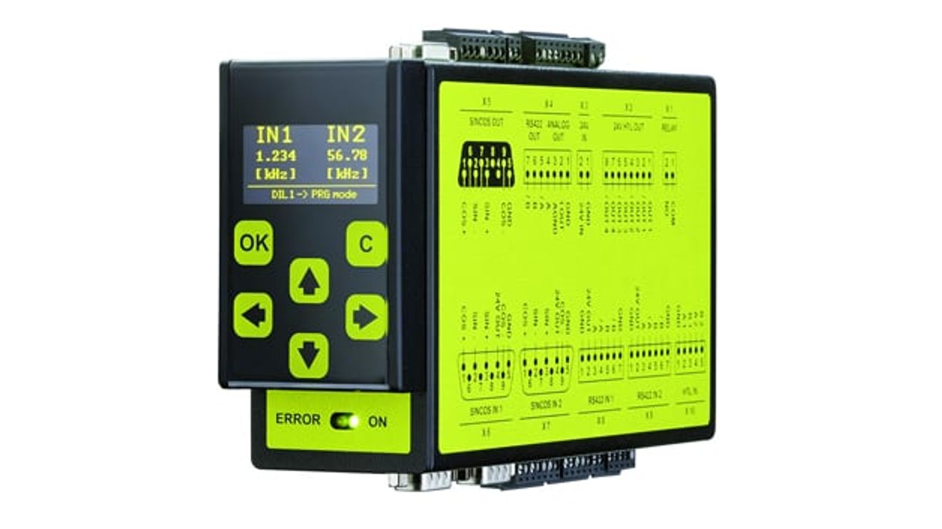 Basismodul der Baureihe Safety-M-compact von Kübler Basismodul der Baureihe Safety-M-compact von Kübler