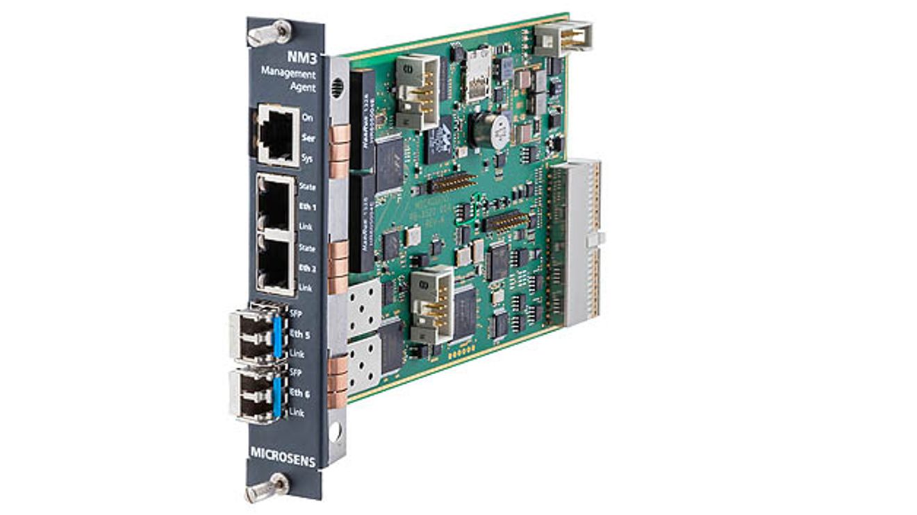 Netzwerkmanagement Module NM3 und NM3+ von Microsens Netzwerkmanagement Module NM3 und NM3+ von Microsens