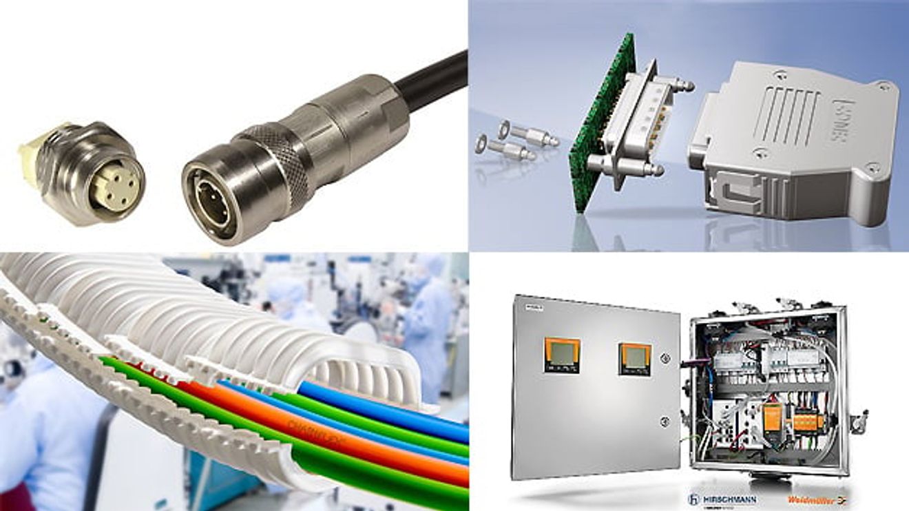 Bildercollage Produkte aus der Elektromechnik
