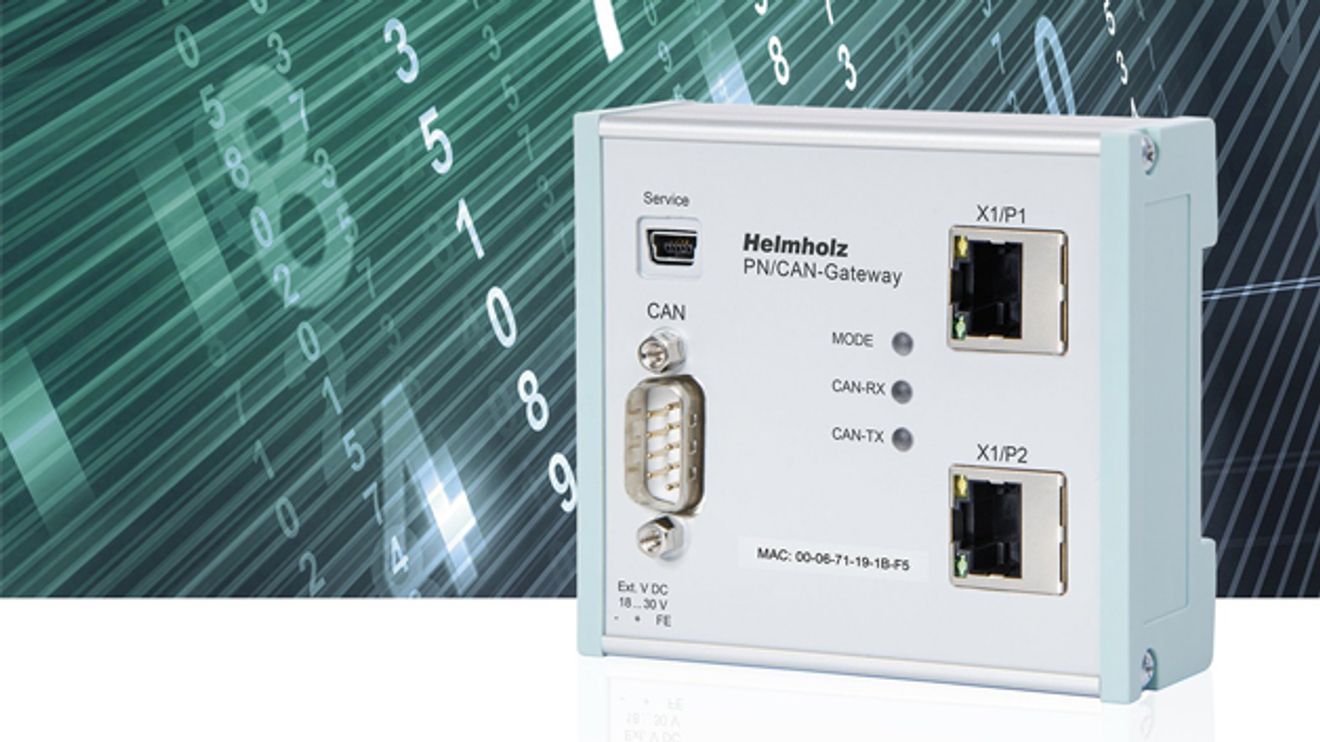 56 Profinet/CANopen-Gateway von Systeme Helmholz 