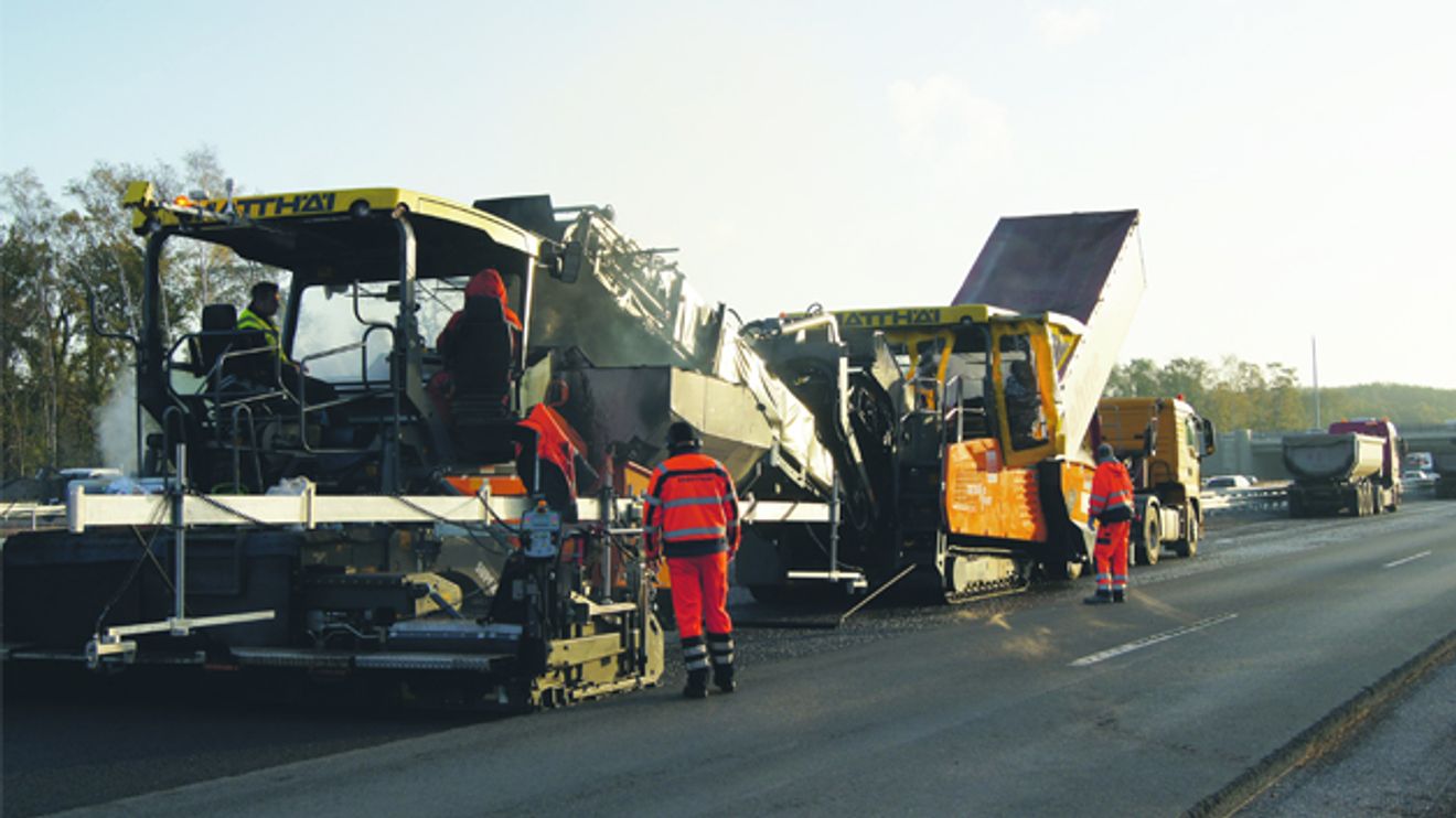 Traditonelle Baustelle