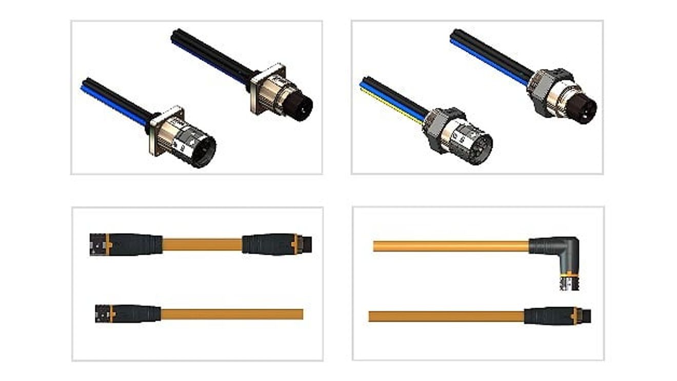 Mit dem Stecker-Kabelverbund M15 Power wollen die LQ Group, Murrelektronik und Amphenol-Tuchel Electronics einen neuen Marktstandard etablieren. Mit dem Stecker-Kabelverbund M15 Power wollen die LQ Group, Murrelektronik und Amphenol-Tuchel Electronics einen neuen Marktstandard etablieren.