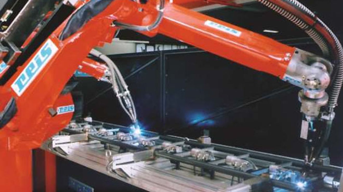 Reis Roboter mit Leiter