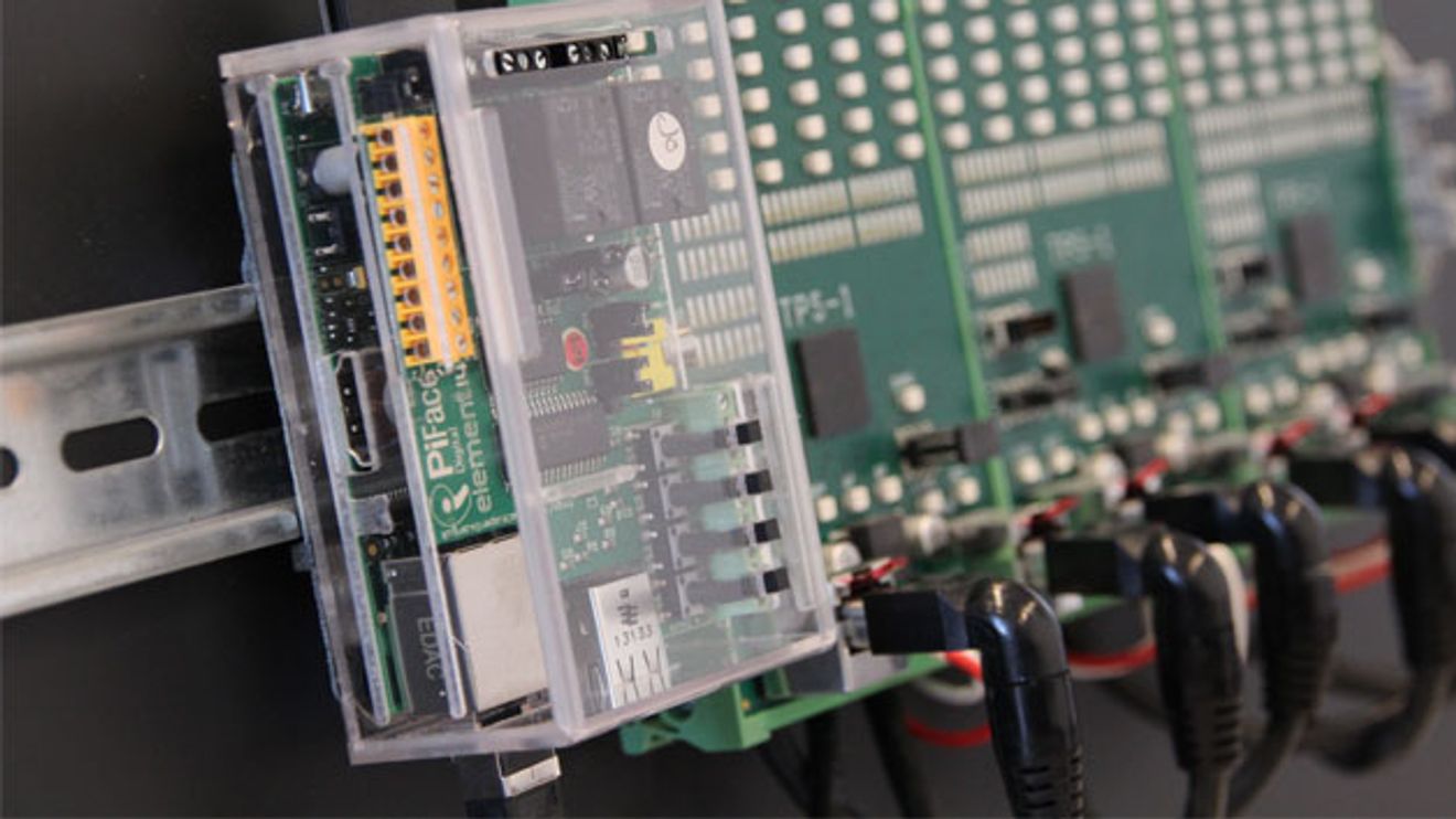 Raspberry Pi auf Hutschiene