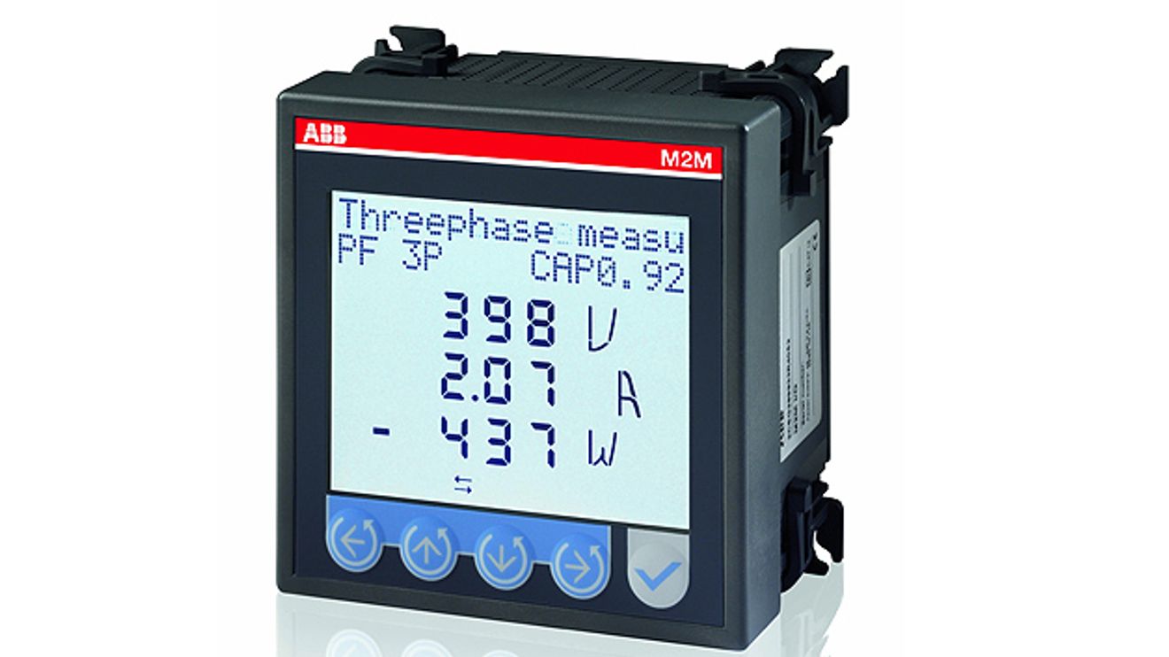 Netzanalysegerät M2M von ABB Stotz-Kontakt Netzanalysegerät M2M von ABB Stotz-Kontakt