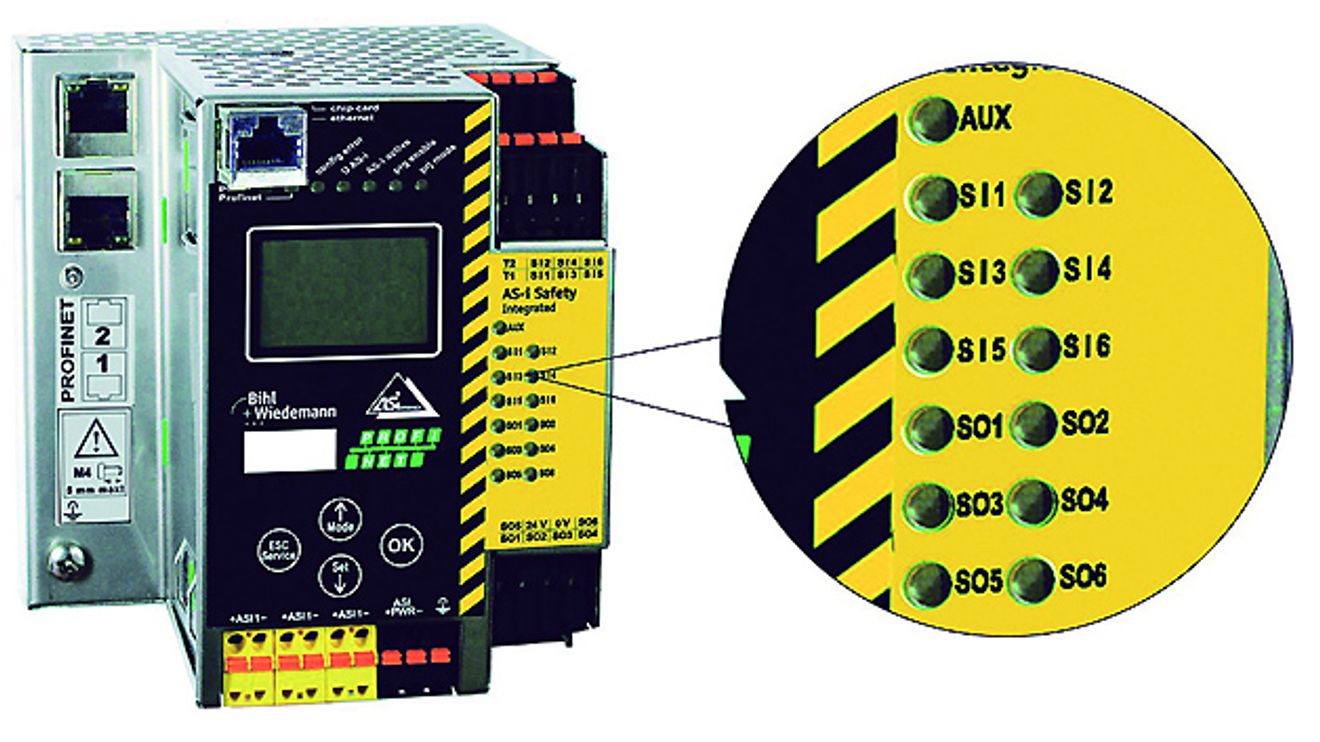 AS-i 3.0 Safety-Gateways von Bihl+Wiedemann