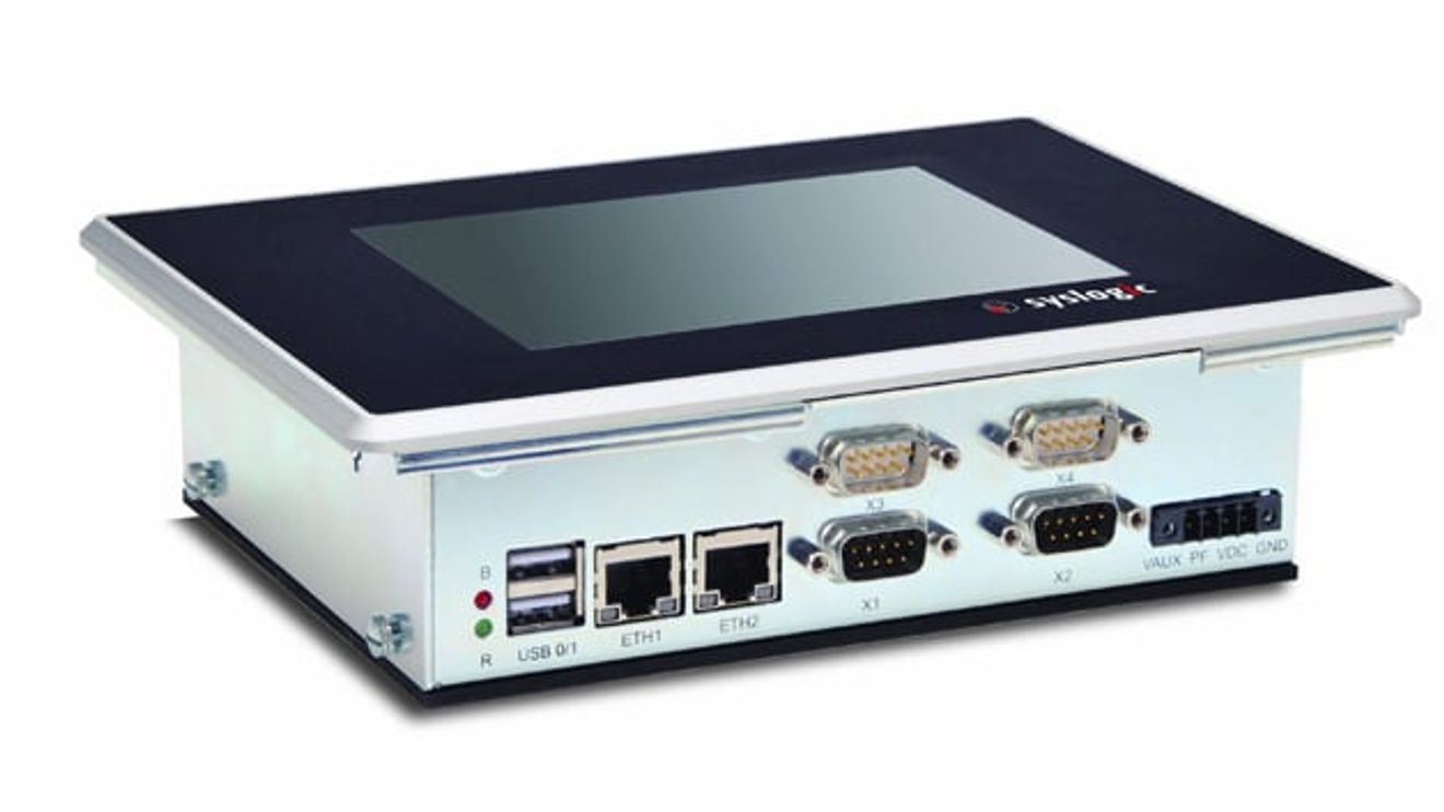 Touchpanel-Computer aus der Serie an Resistiv Touch Panels von Syslogic