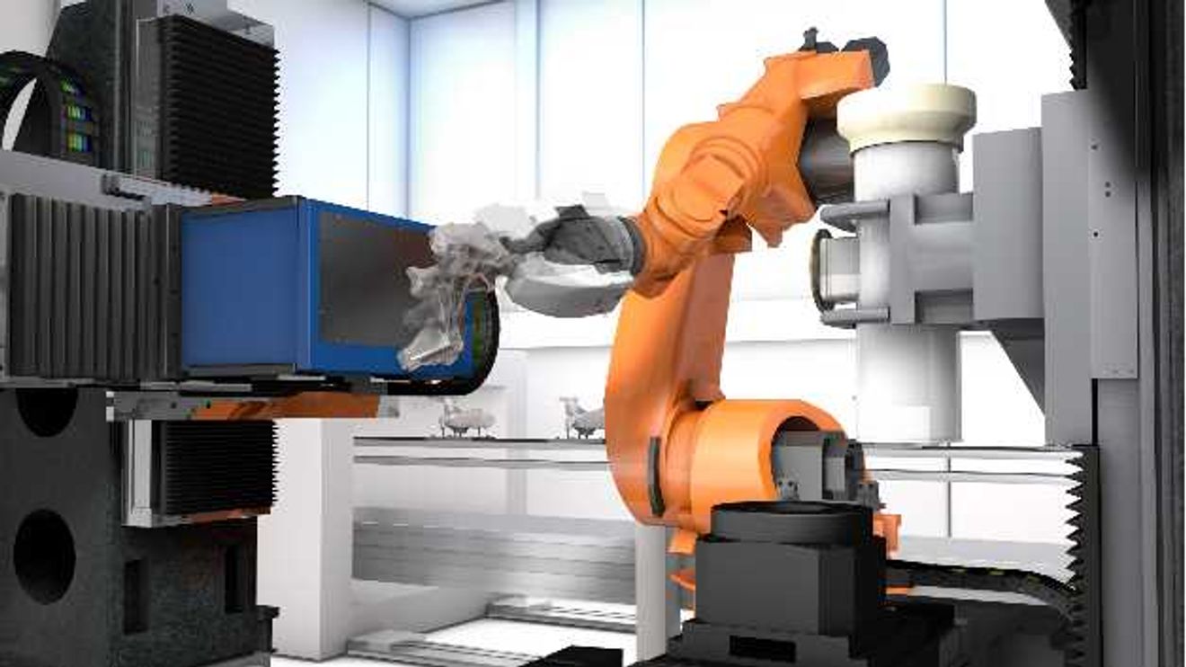 Die neue Röntgen-Technologie DRAGONFLY reduziert die Prüfzeit von Gussteilen um die Hälfte Die neue Röntgen-Technologie DRAGONFLY reduziert die Prüfzeit von Gussteilen um die Hälfte