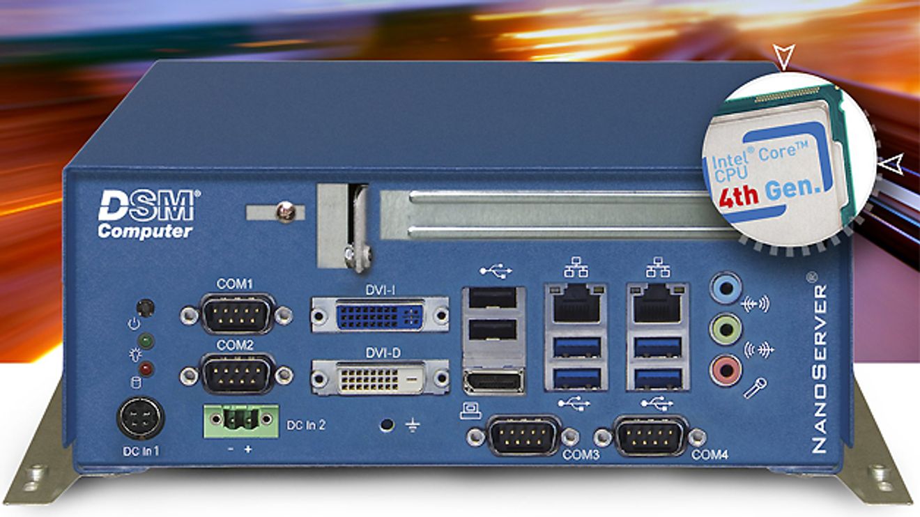 Embedded System N1-QM87 aus der NanoServer-Familie von DSM Computer Embedded System N1-QM87 aus der NanoServer-Familie von DSM Computer